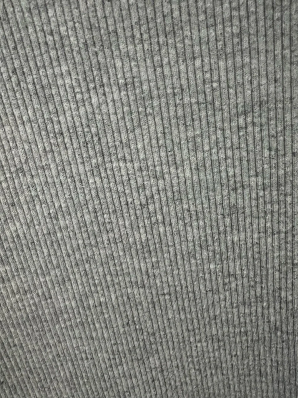 J. Crew Men's Cotton Crewneck Sweater-Tee Light Gray Ribbed XL
